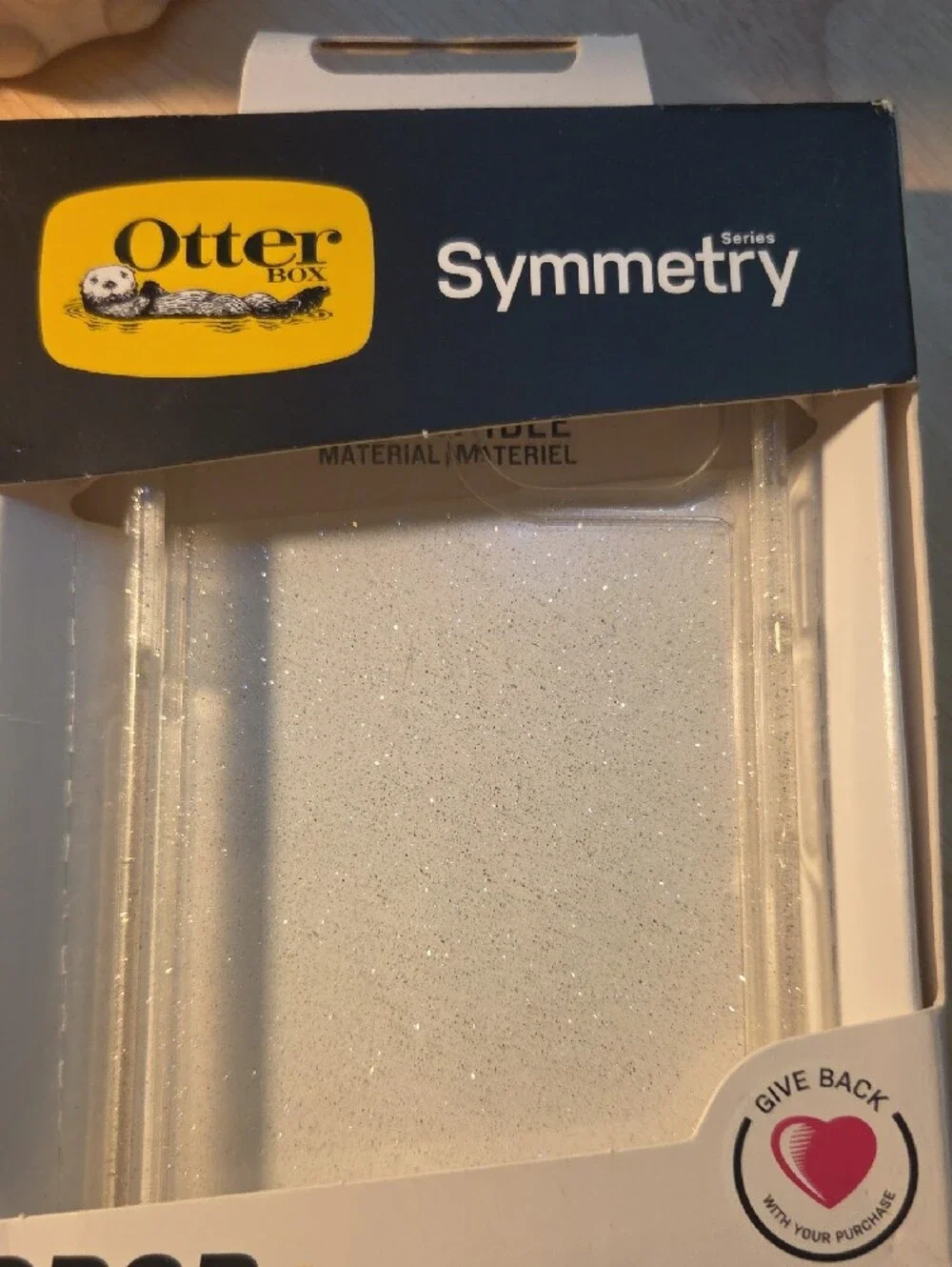 OtterBox Symmetry Clear Glitter Case for iPhone 12 / 12 Pro - Clear